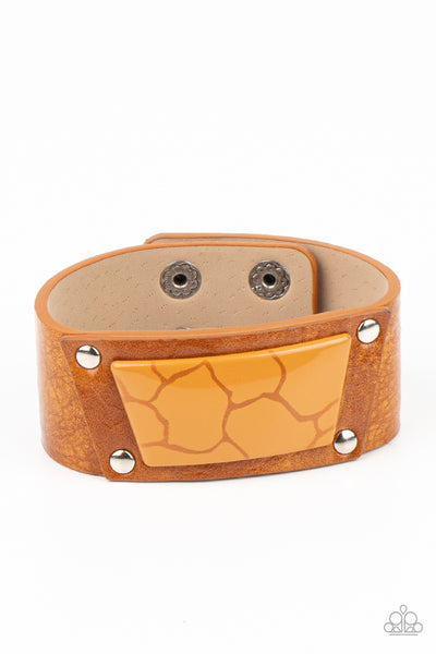 Geo Glamper - Brown bracelet Paparazzi Accessories