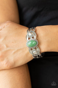 Solar Solstice - Green bracelet Paparazzi Accessories