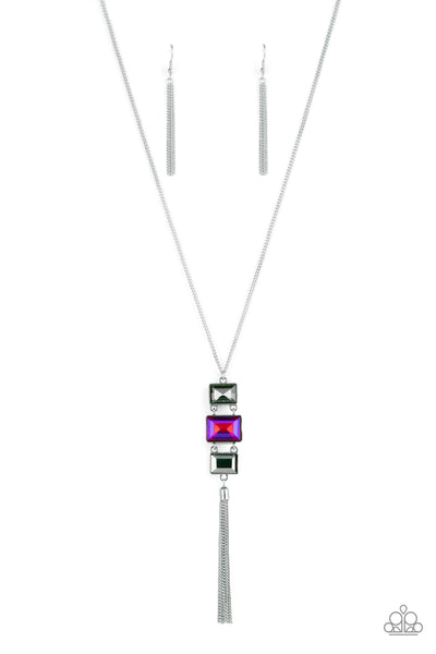 Uptown Totem - Pink necklace Paparazzi Accessories