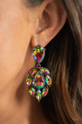 Galactic Go-Getter - Multi earrings Paparazzi Accessories