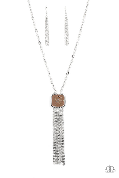 Seaside Season - Brown necklace Paparazzi Accessories