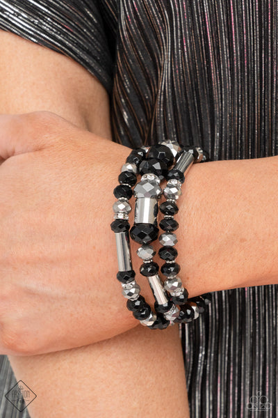 Dynamic Dazzle - Black bracelet Paparazzi Accessories