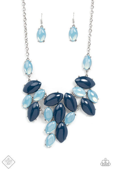 Date Night Nouveau - Blue necklace Paparazzi Accessories