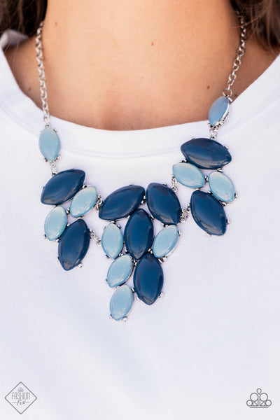 Date Night Nouveau - Blue necklace Paparazzi Accessories