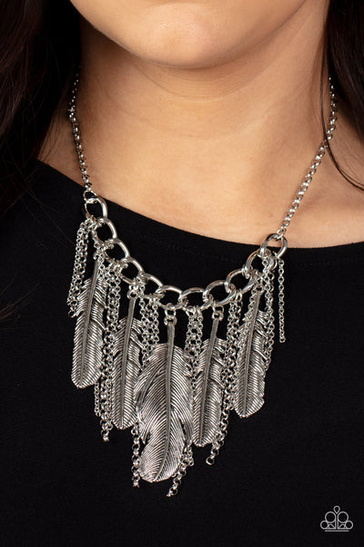 NEST Friends Forever - Silver necklace Paparazzi