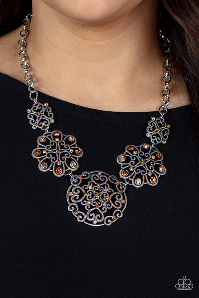 Royally Romantic - Brown necklace Paparazzi Accessories