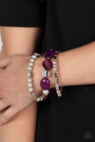 Marina Magic- Purple bracelet Paparazzi