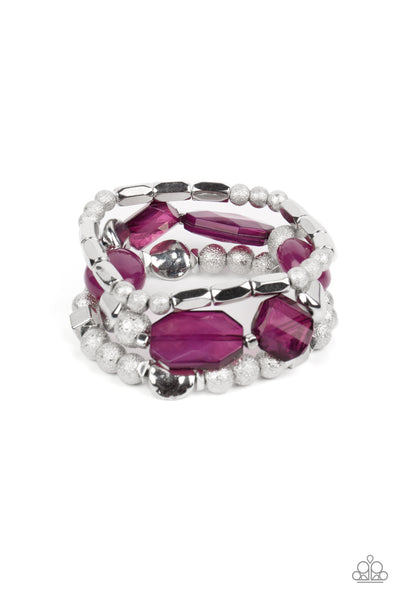 Marina Magic- Purple bracelet Paparazzi