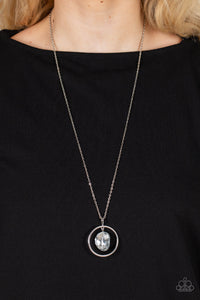 Hands-Down Dazzling - Silver necklace Paparazzi Accessories