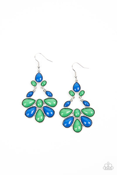 Colorfully Canopy - Multi earrings Paparazzi Accessories