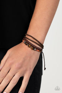 Tundra Tracker - Orange bracelet Paparazzi Accessories