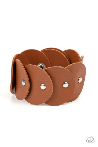 Rhapsodic Roundup - Brown bracelet Paparazzi Accessories