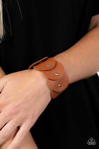 Rhapsodic Roundup - Brown bracelet Paparazzi Accessories