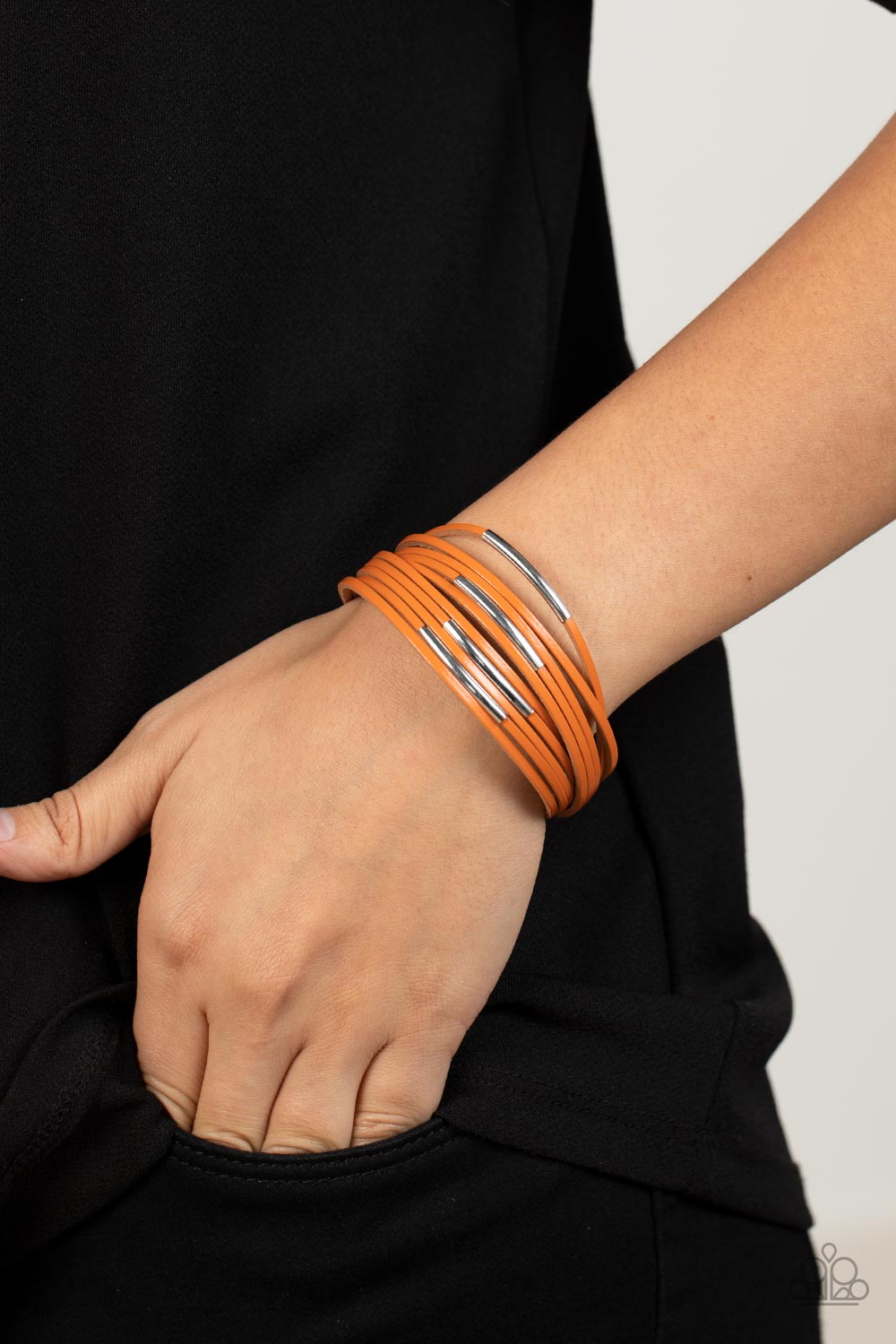 Suburban Outing - Orange bracelet Paparazzi Accessories