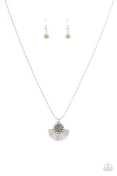 Magnificent Manifestation - Green necklace Paparazzi Accessories