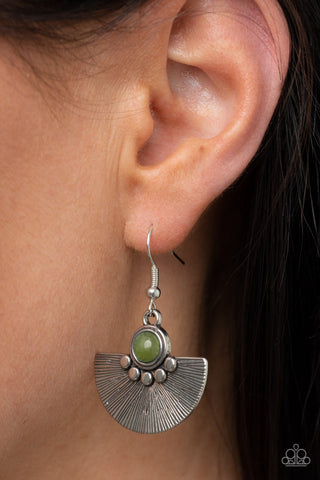 Manifesting Magic - Green earrings Paparazzi Accessories