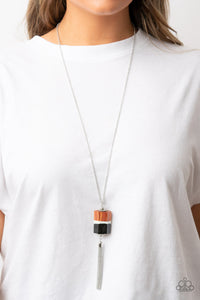 Reel It In - Black necklace Paparazzi Accessories