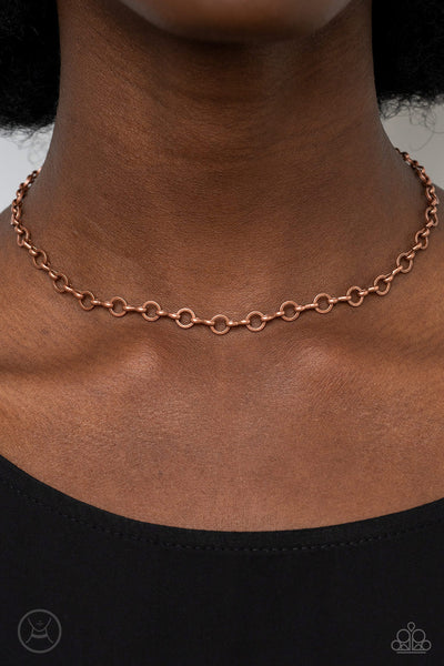 Keepin it Chic - Copper necklace Paparazzi Accessories