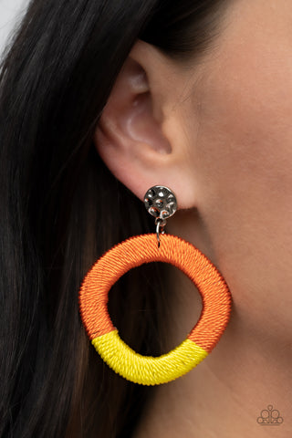 That's a WRAPAROUND - Multi earrings Paparazzi Accessories
