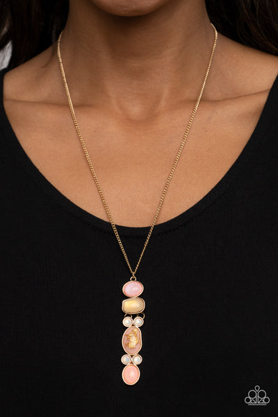 Totem Treasure - Pink necklace Paparazzi Accessories