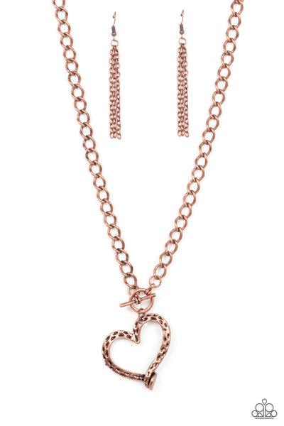 Reimagined Romance - Copper necklace Paparazzi Accessories