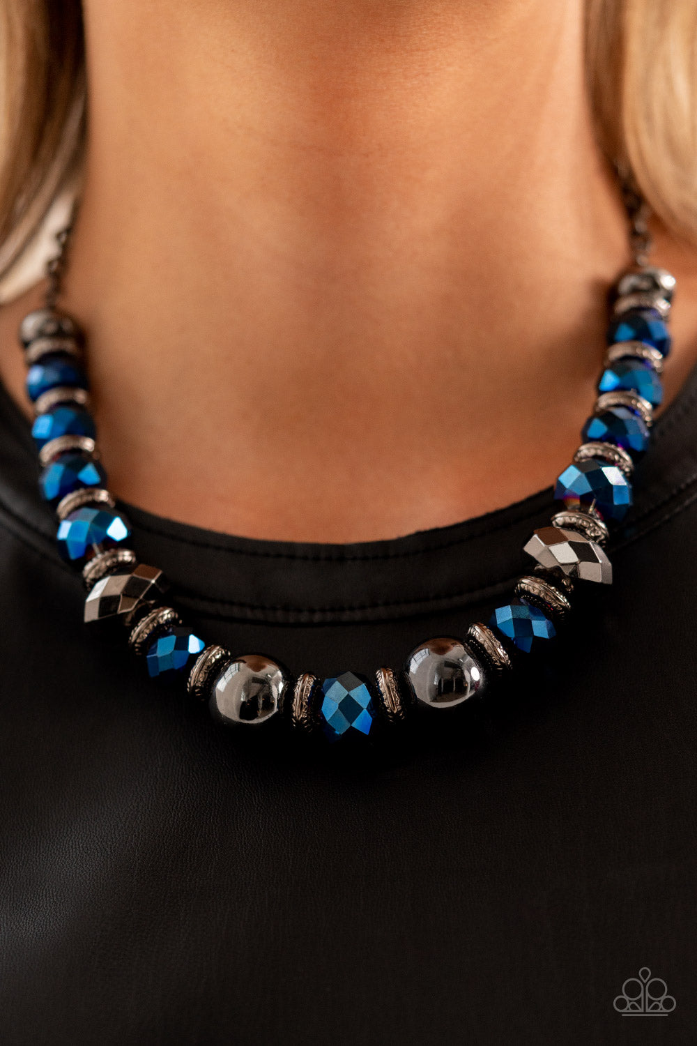 Interstellar Influencer - Blue necklace Paparazzi Accessories