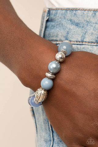 Tonal Takeover - Blue bracelet Paparazzi Accessories