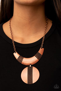 Metallic Enchantress - Copper necklace Paparazzi Accessories