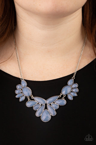 A Passing FAN-cy - Blue necklace Paparazzi Accessories