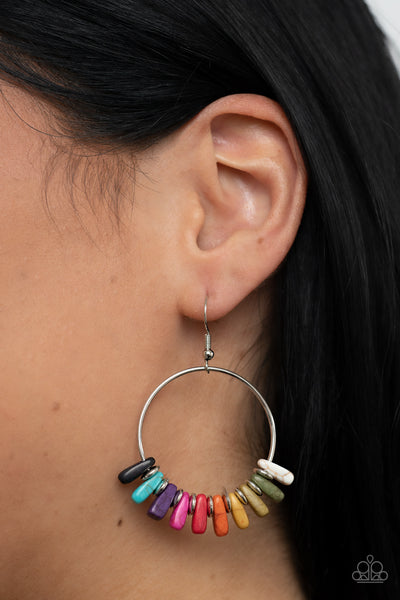 Earthy Ensemble - Multi earrings Paparazzi Accessories