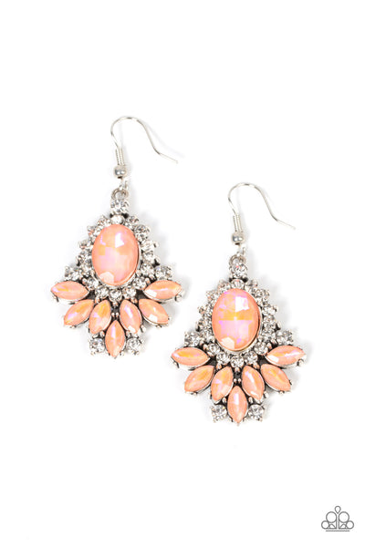 Magic Spell Sparkle - Orange earrings Paparazzi Accessories