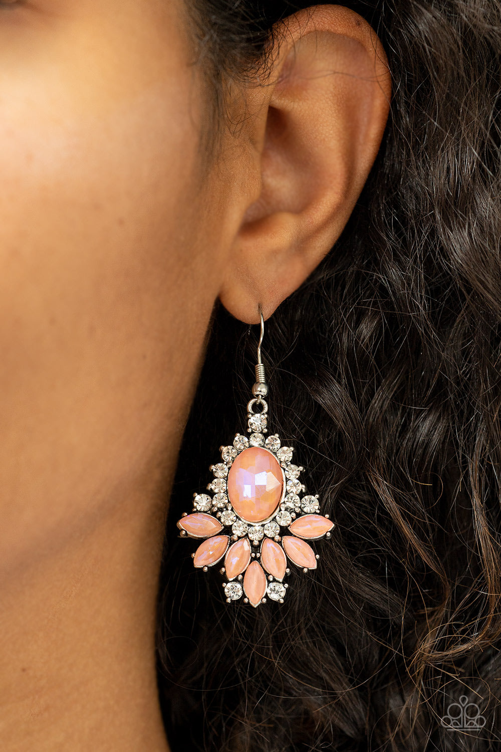 Magic Spell Sparkle - Orange earrings Paparazzi Accessories