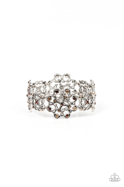 Regal Recognition - Brown bracelet Paparazzi  Accessories