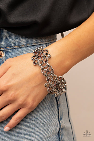 Regal Recognition - Brown bracelet Paparazzi  Accessories