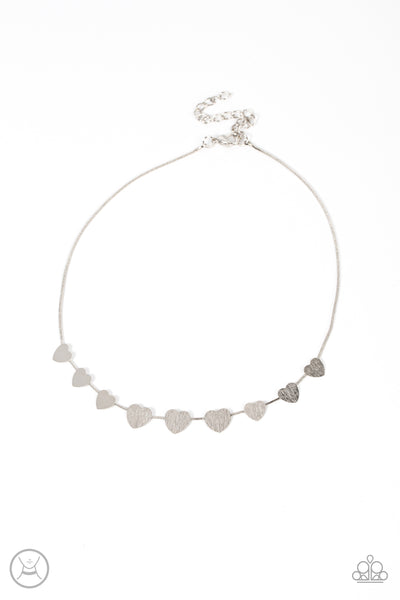 Dainty Desire - Silver necklace Paparazzi Accessories