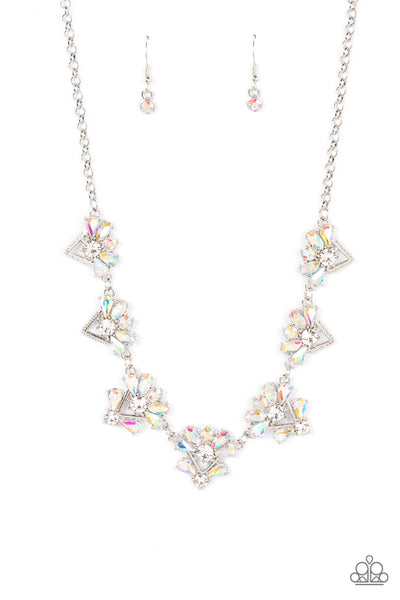 Extragalactic Extravagance - Multi rhinestone necklace  Paparazzi Accessories