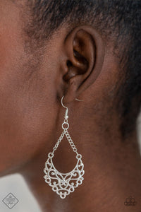 Sentimental Setting - Silver earrings Paparazzi Accessories
