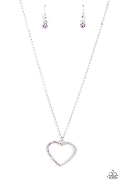 Love to Sparkle - Purple Necklace Paparazzi Accessories