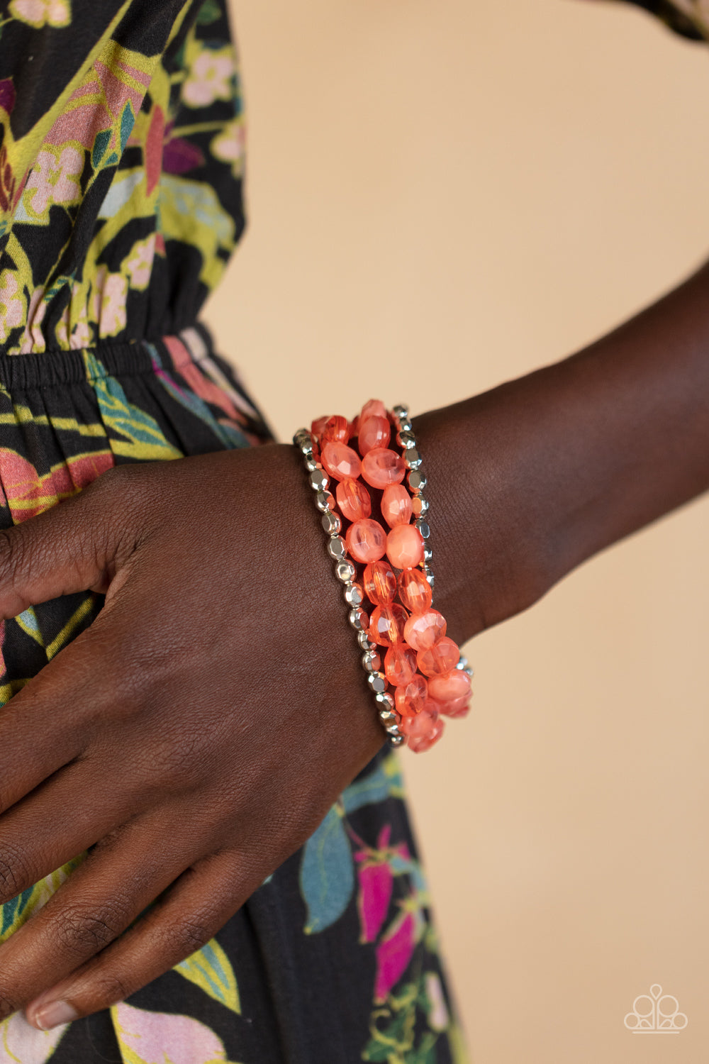 Seaside Siesta - Orange bracelet Paparazzi Accessories