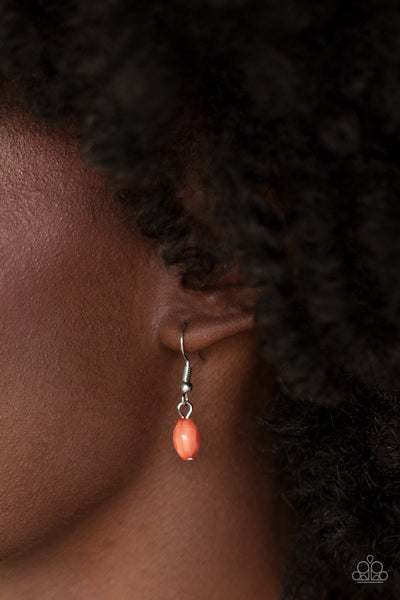 Pacific Picnic - Orange necklace Paparazzi Accessories