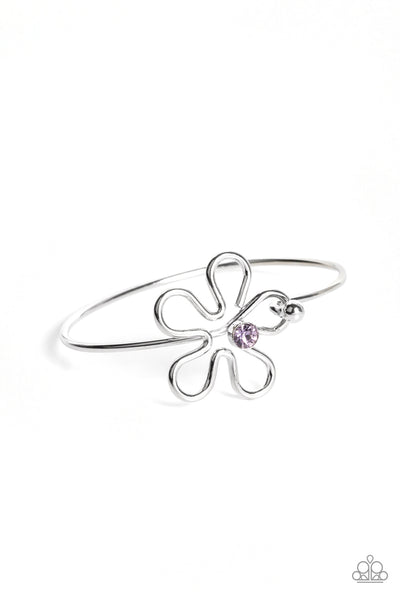 Floral Innovation - Purple bracelet Paparazzi Accessories