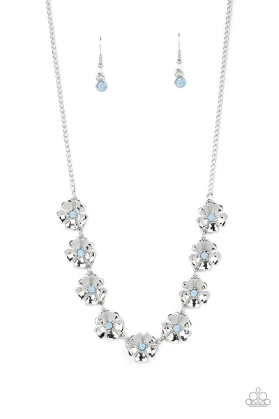 Petunia Palace - Blue Necklace necklace Paparazzi Accessories