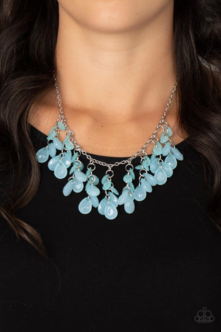 Crystal Cabaret - Blue necklace Paparazzi Accessories