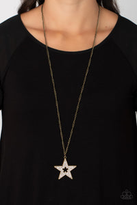 Superstar Stylist - Brass necklace Paparazzi Accessories