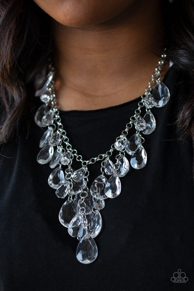 Irresistible Iridescence - White necklace Paparazzi Accessories