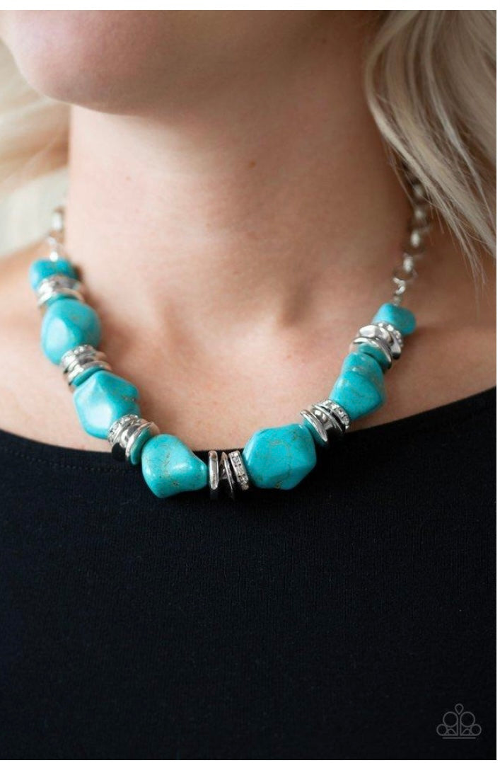 Stunningly Stone Age Blue necklace
