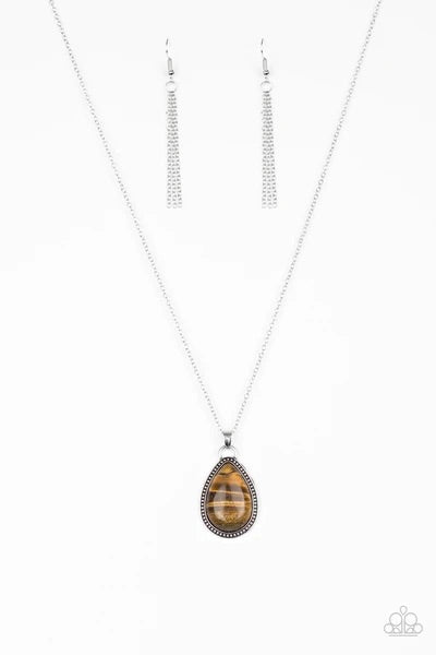 On the Home Frontier brown necklace Paparazzi